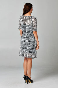 Women's Printed Chiffon Dress