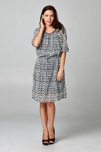 Women's Printed Chiffon Dress