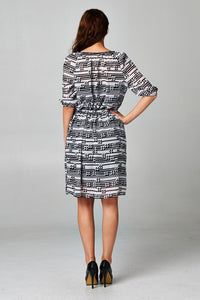 Women's Printed Chiffon Dress