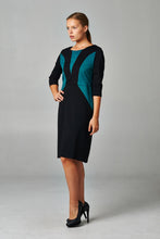 Women's Ponte Colorblock Sheath Dress