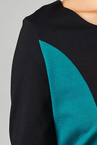 Women's Ponte Colorblock Sheath Dress