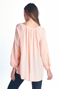 Women's Tassel Tie Loose Top