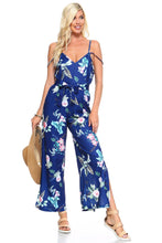 Women's Floral Tie Tank Jumpsuit