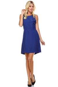 Women's Round Neck Sleeveless Dress