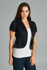 Women's Button Down Jacket with Pockets