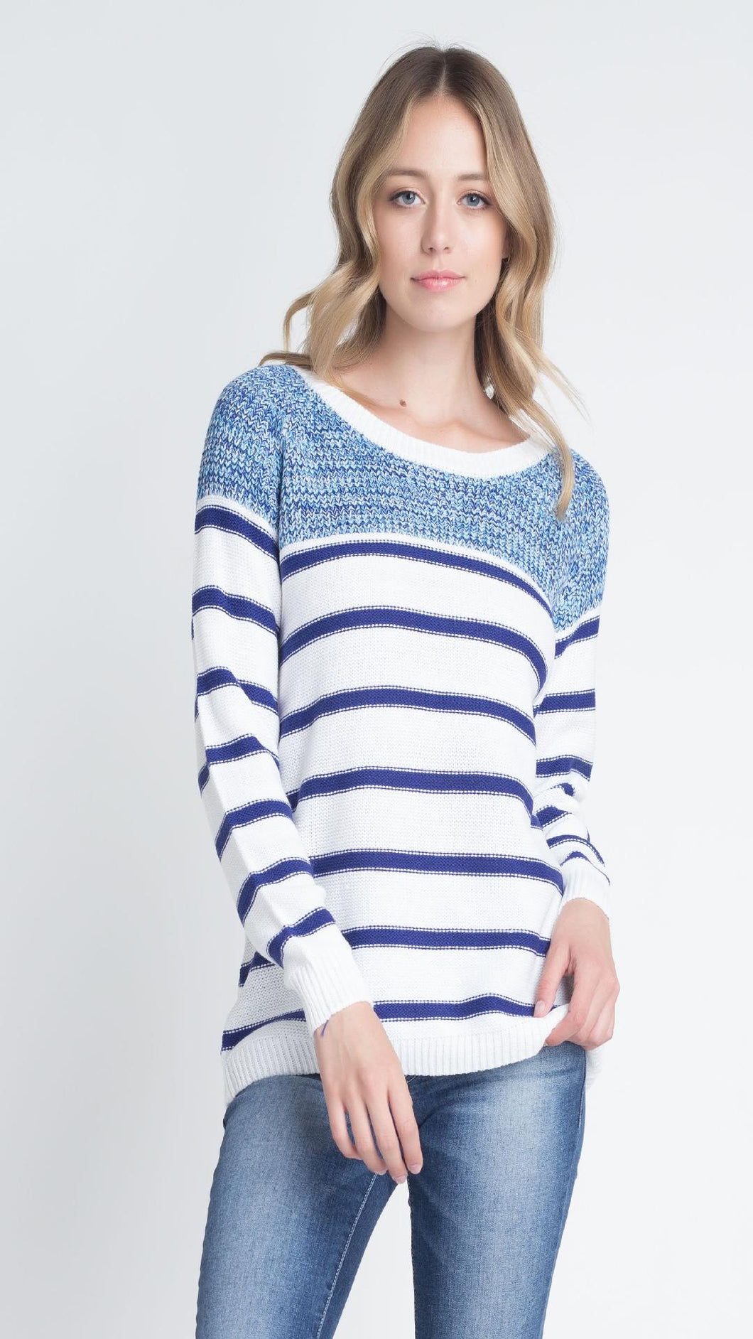 Women's Stripe Knit Sweater