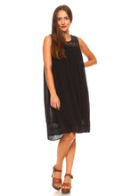 Women's Crochet Sleeveless Tunic Dress