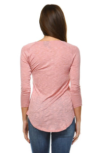 Women's Long Sleeve Round Neck Top