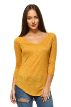 Women's Long Sleeve Round Neck Top