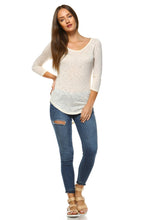 Women's Long Sleeve Round Neck Top