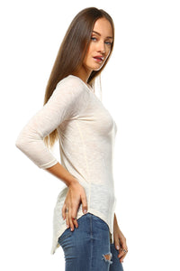 Women's Long Sleeve Round Neck Top