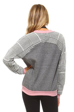 Women's Checkered Zip Up Bomber