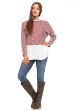 Women's Double Layer Knitted Sweater