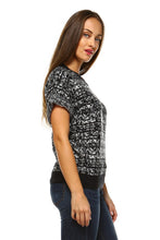 Women's Loose Knit Short Sleeve Top