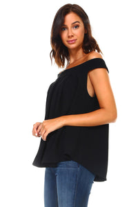 Women's Off Shoulder Flow Top