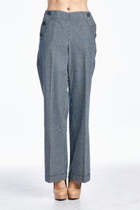 Larry Levine Pinstripe Pants