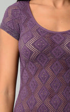 Women's Textured Knit Stretch Glitter Top