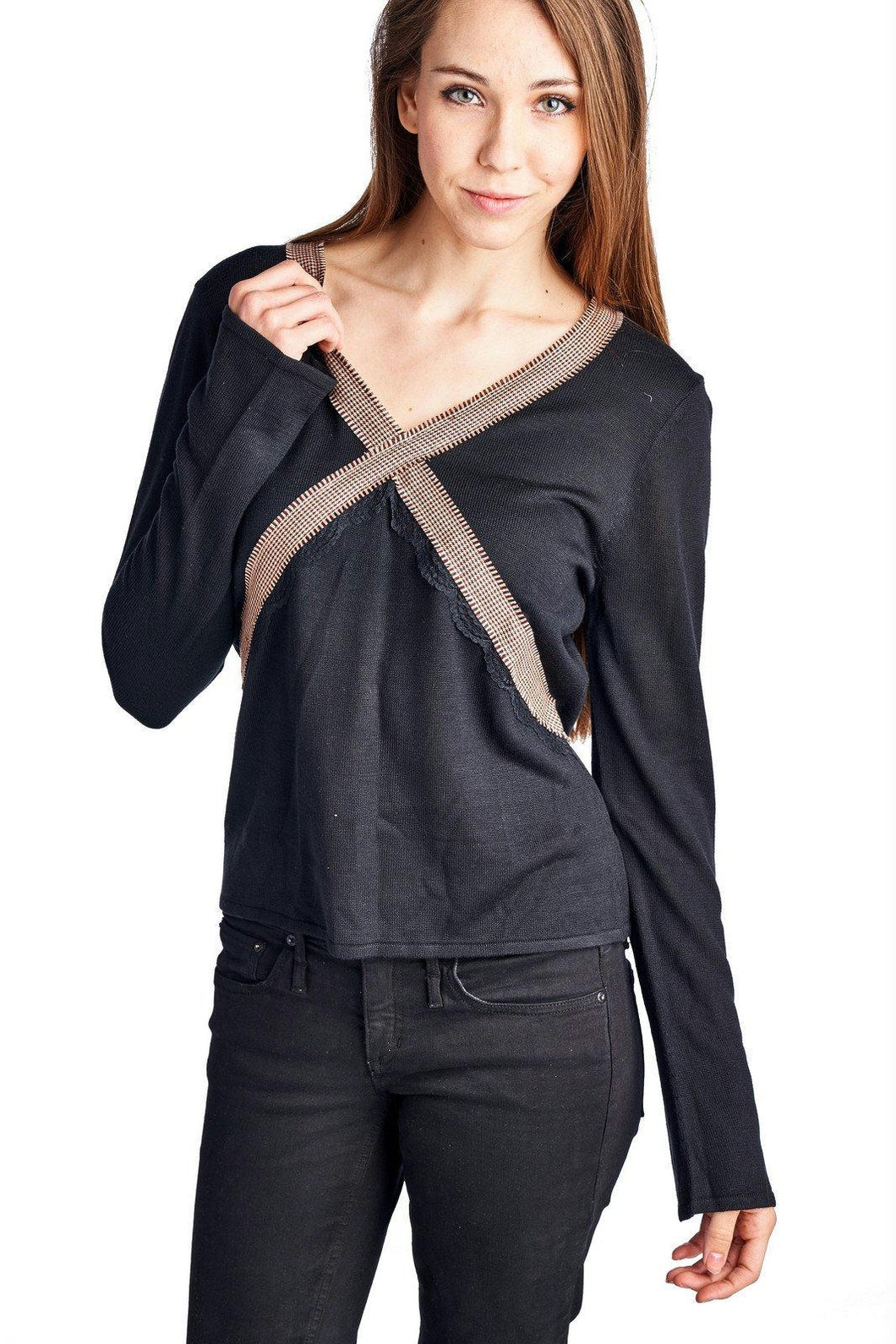 Women's Long Sleeve Sweater Top