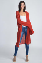 Women's Long Knit Thin Cardigan