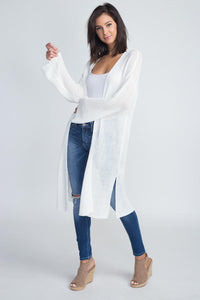 Women's Long Knit Thin Cardigan