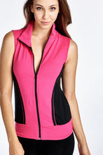 Women's Color Block Active Vest Jacket