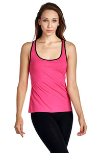 Women's Active Tank with Contrast Binding