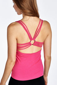 Women's Fitted Active Top with Back Detail