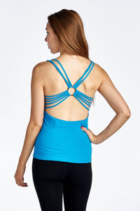 Women's Fitted Active Top with Back Detail