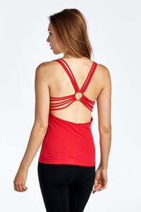 Women's Fitted Active Top with Back Detail