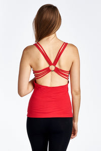 Women's Fitted Active Top with Back Detail