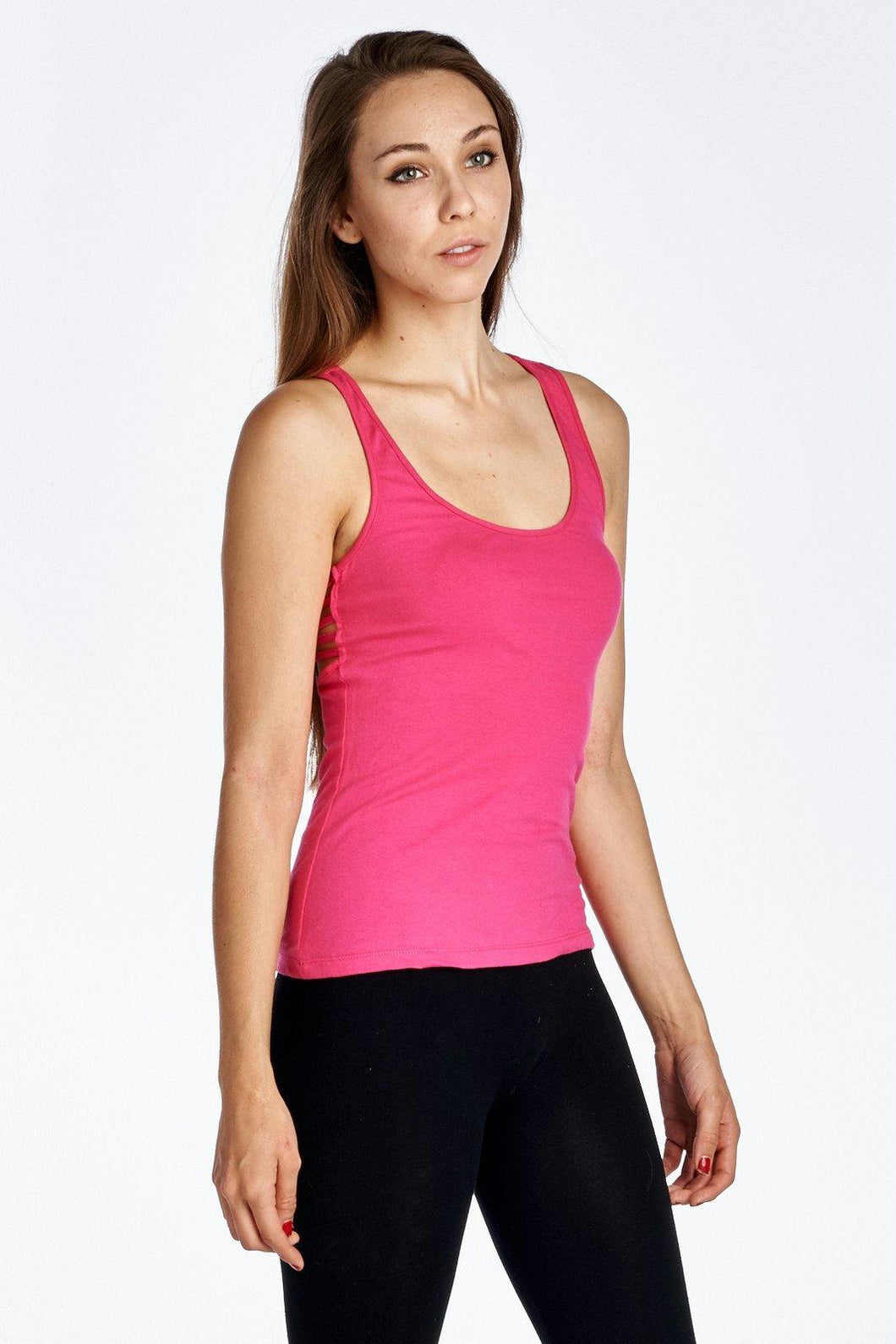 Women's Fitted Active Top with Back Detail