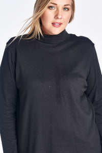 Christine V Plus Long Sleeve Turtleneck Top