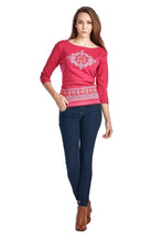 Urban Love Long Sleeve Open Tie Back Screened Top