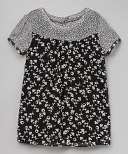 Jojo Belle Chiffon Key Hole 2-fer Blouse 