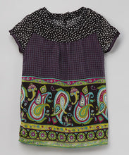 Jojo Belle Chiffon Key Hole 2-fer Blouse 
