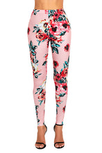 Blush Floral Stretchy Leggings