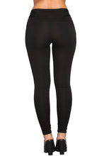 Black Mid-Rise Skinny Leggings