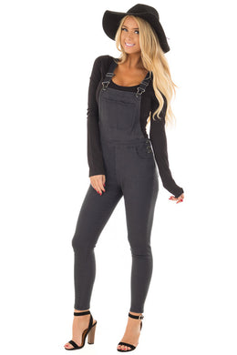 Gray Denim Overall for Women