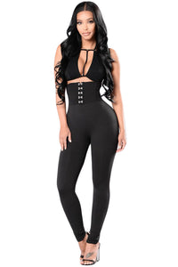 Corset Belt High Waist Leggings