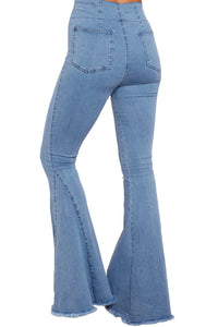 Blue Flare Jeans